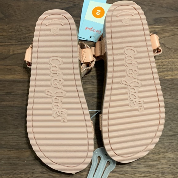 NWT Cat and Jack Girls Sandals size 2 - Picture 4 of 5
